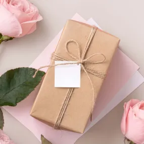 100 Pack White Printable Diamond Shape Wedding Favor Gift Tags 2"