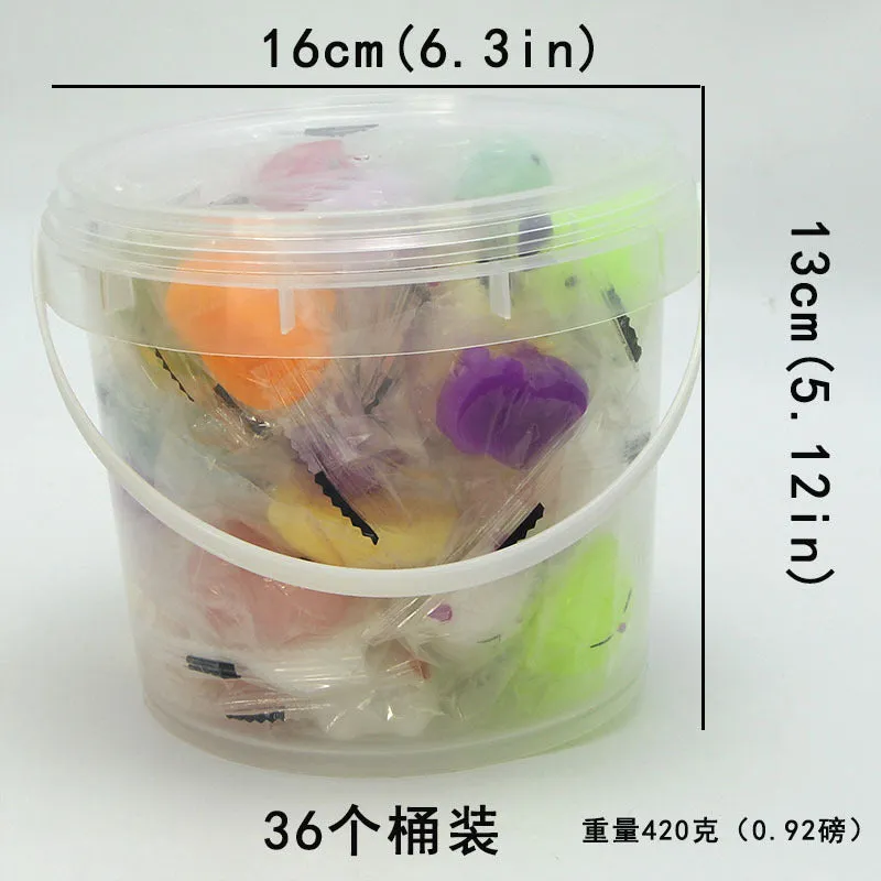 24 Barrel Squeezing Toy Flexible Glue Pressure Reduction Toy Doll Small Ball Ins Squeezing Toy Student Small Gift