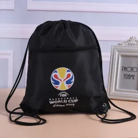 Custom Polyester Cloth Student Rope Bag