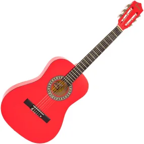 Encore 3/4 Size Classic Guitar Pack ~ Red