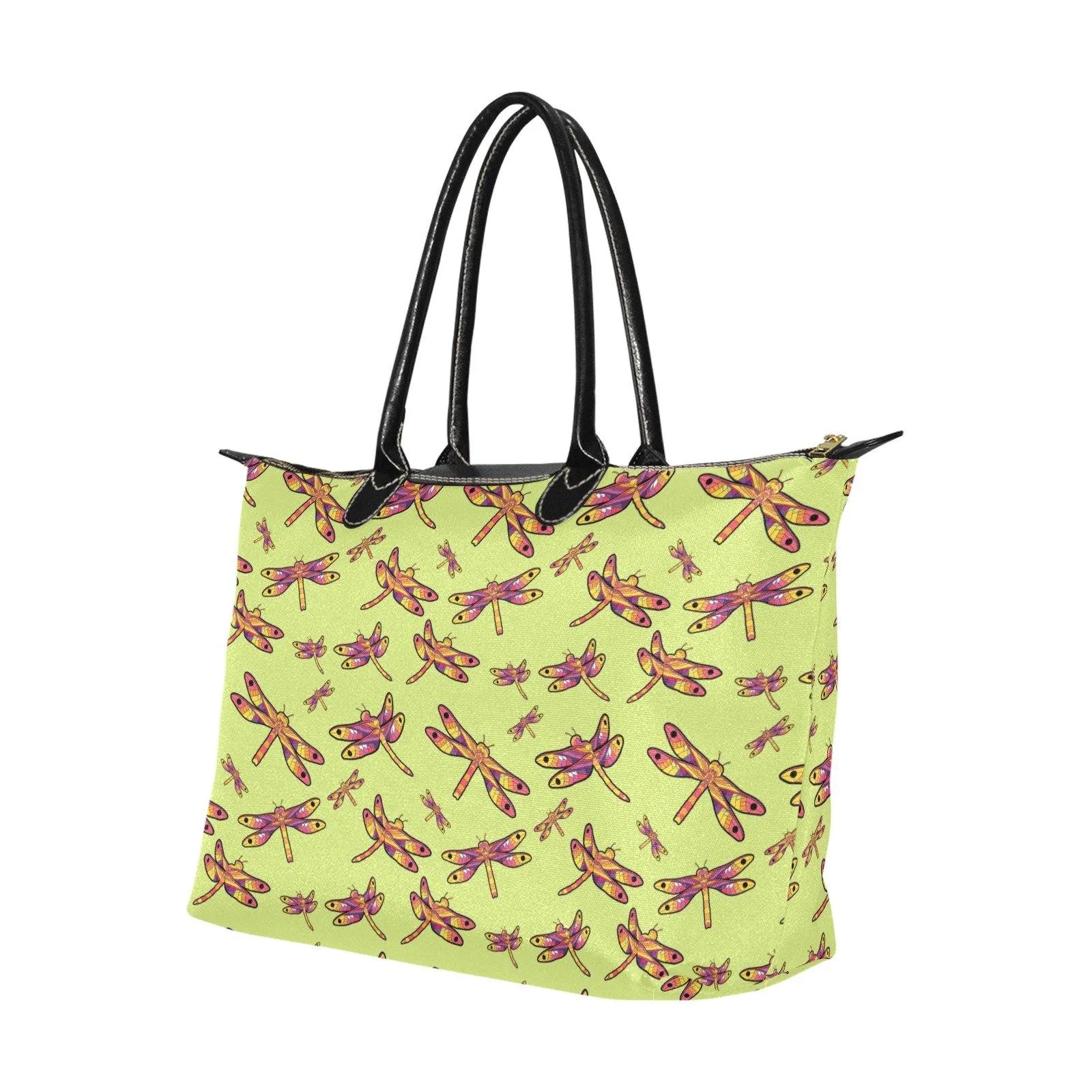 Gathering Lime Single-Shoulder Lady Handbag