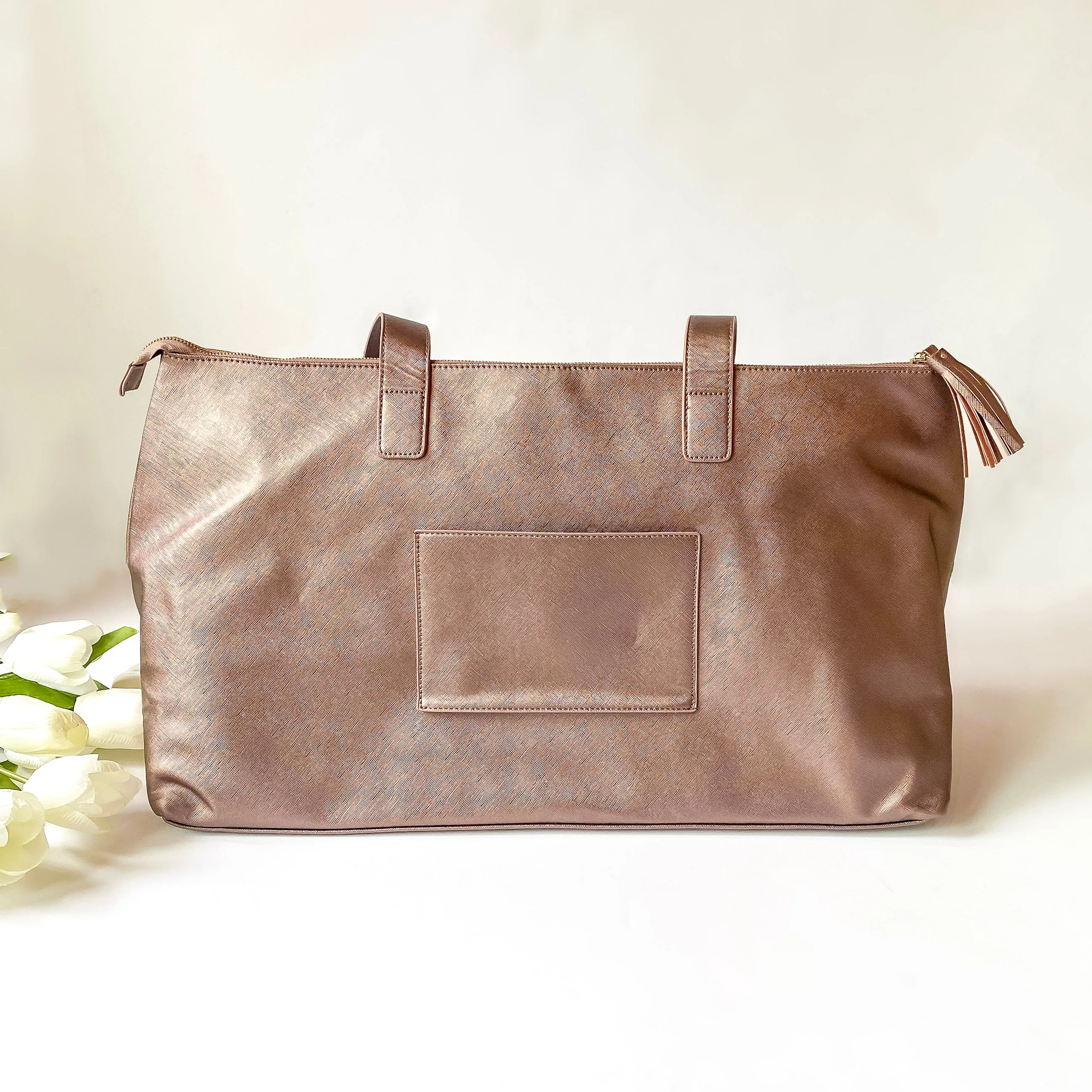 Hollis | Slumber Party Overnighter in Metallic Mocha