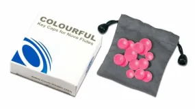 Nuvo N225KCPK Coloured Key Caps for Nuvo Student Flute/jFlute (Pink)