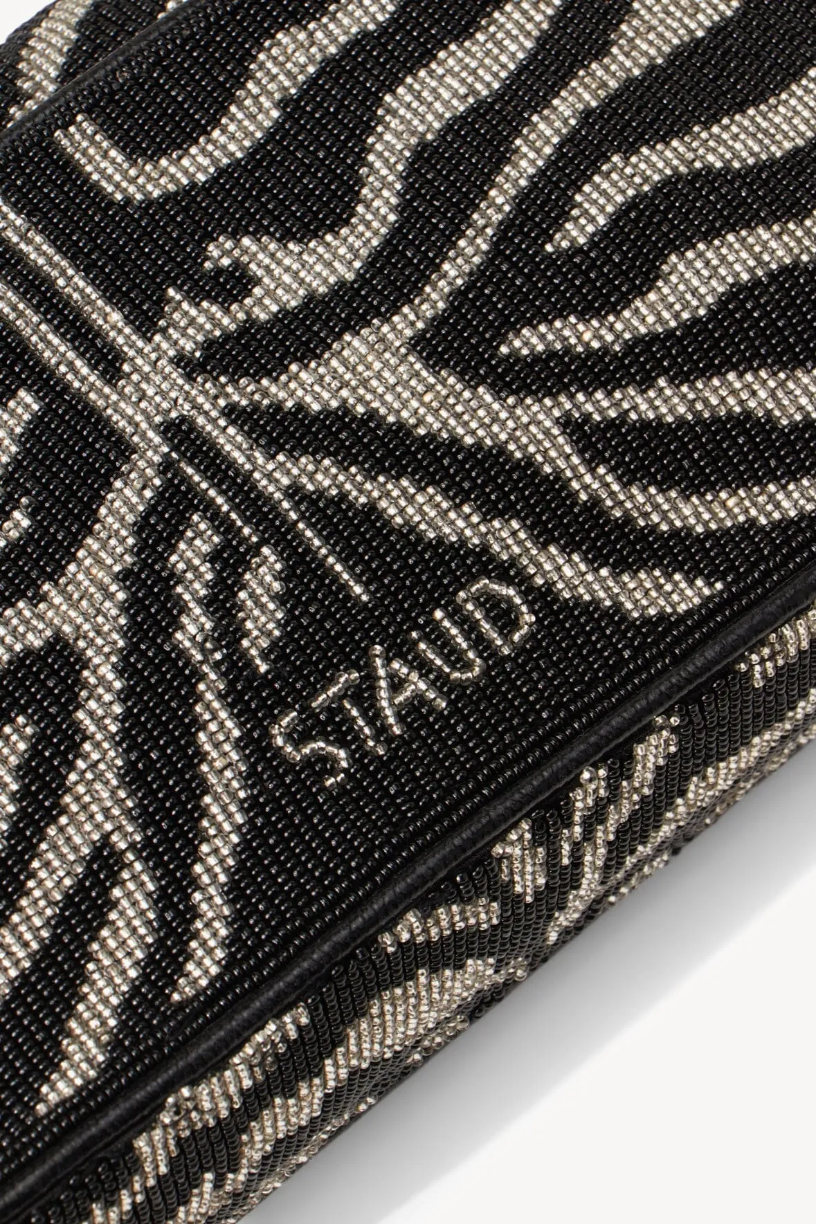 TOMMY BEADED BAG | BLACK WHITE