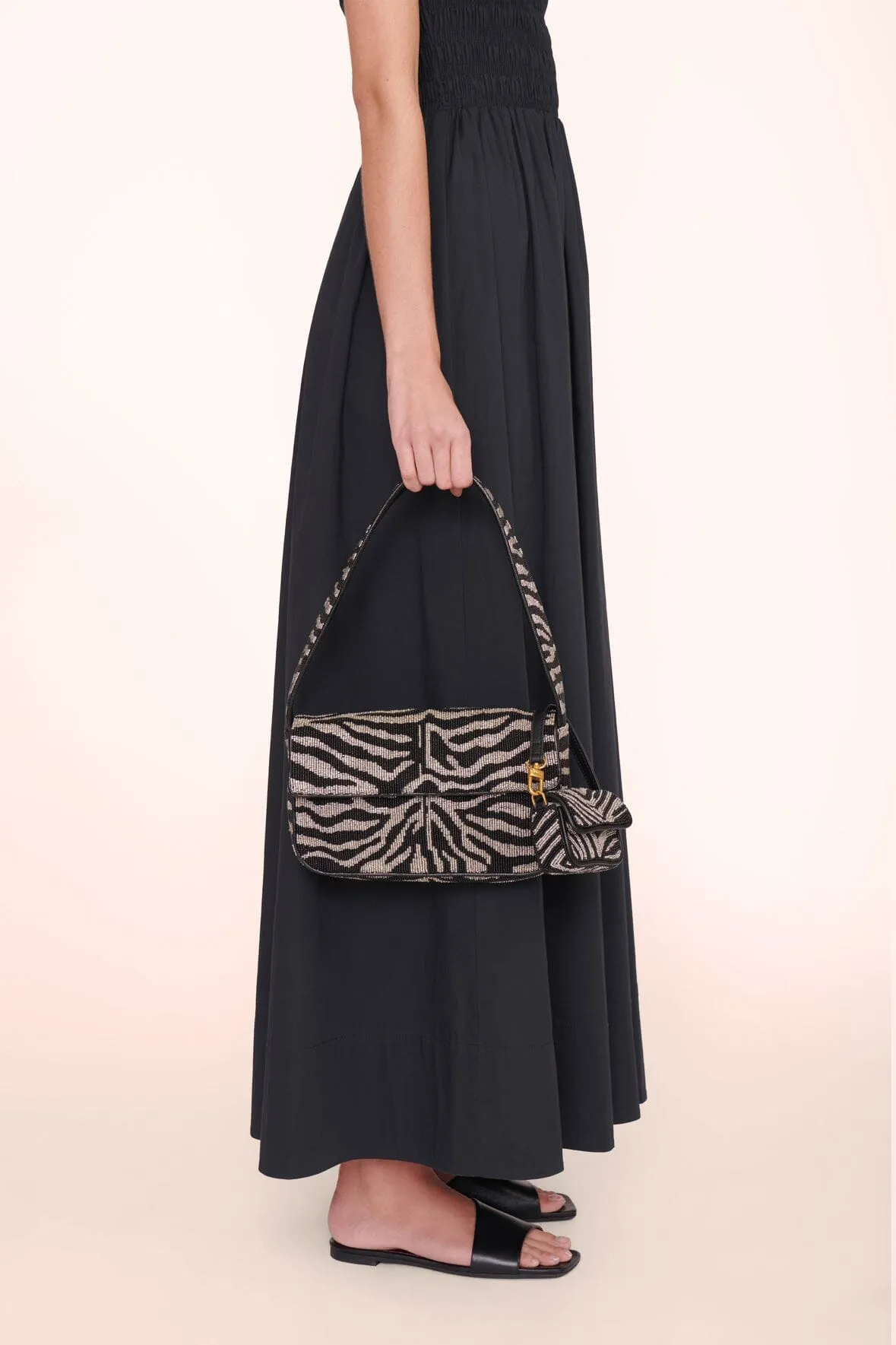 TOMMY BEADED BAG | BLACK WHITE