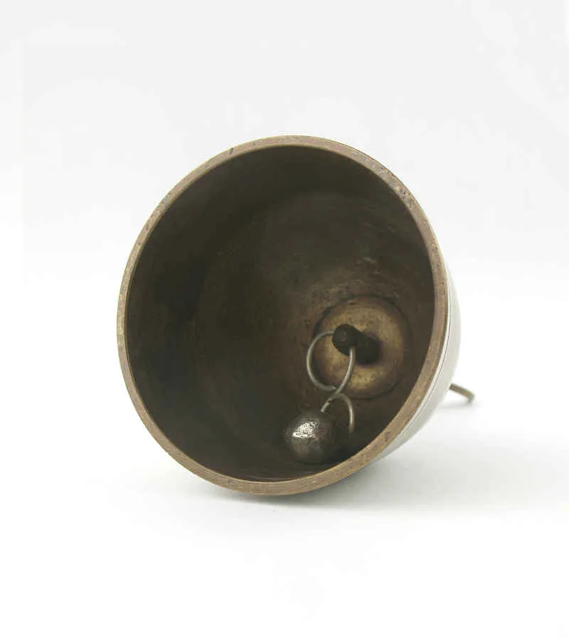 Triple Moon Altar Bell With Upturned Crescent, 5 inches