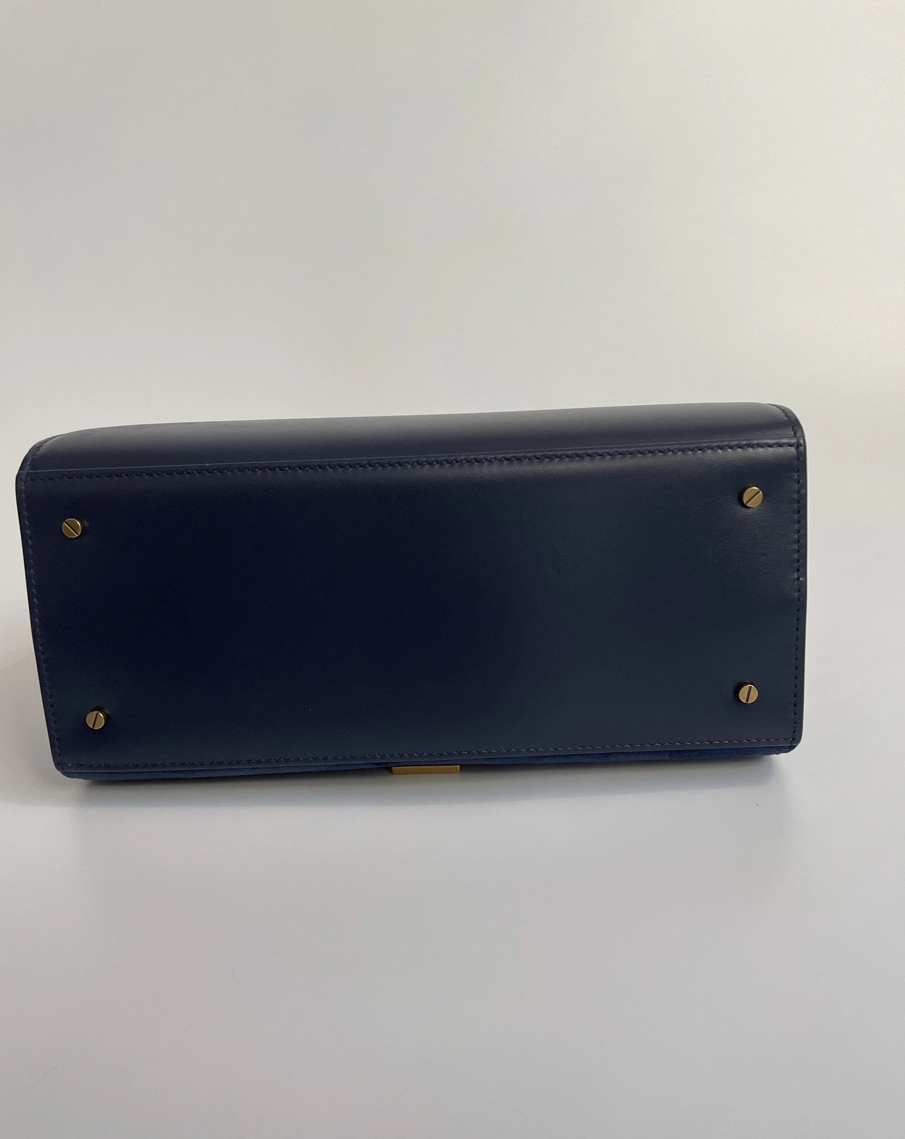 YSL | CASSANDRA TOP HANDLE MED. | NAVY